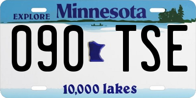 MN license plate 090TSE