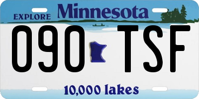 MN license plate 090TSF