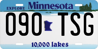 MN license plate 090TSG