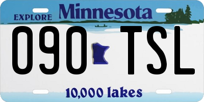 MN license plate 090TSL