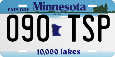 MN license plate 090TSP