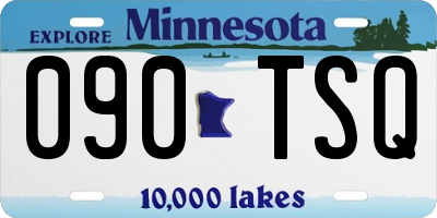 MN license plate 090TSQ