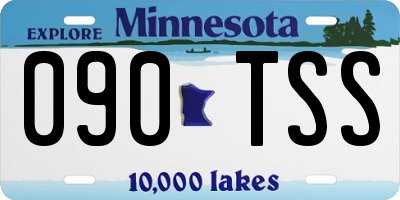 MN license plate 090TSS