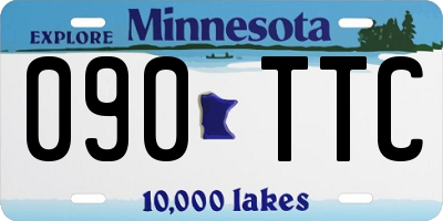 MN license plate 090TTC
