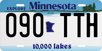 MN license plate 090TTH