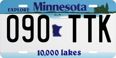 MN license plate 090TTK