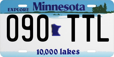 MN license plate 090TTL