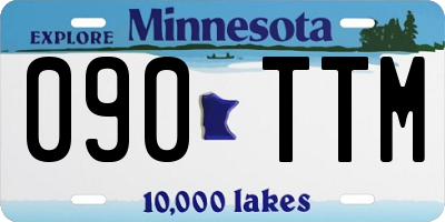 MN license plate 090TTM