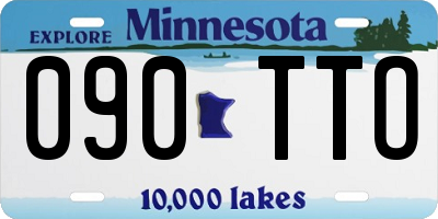 MN license plate 090TTO