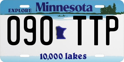 MN license plate 090TTP
