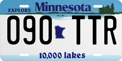 MN license plate 090TTR