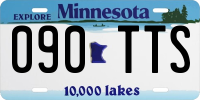 MN license plate 090TTS