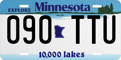 MN license plate 090TTU
