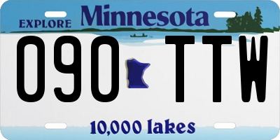 MN license plate 090TTW