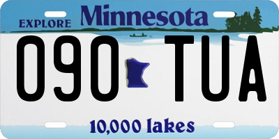 MN license plate 090TUA