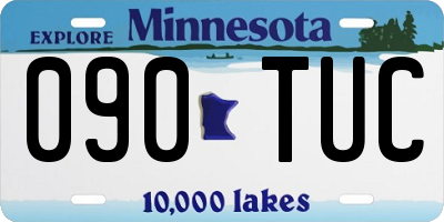 MN license plate 090TUC