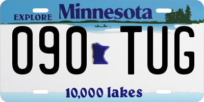 MN license plate 090TUG