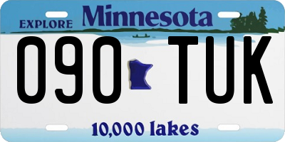 MN license plate 090TUK