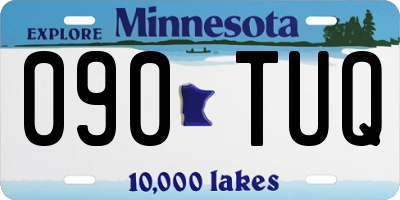 MN license plate 090TUQ