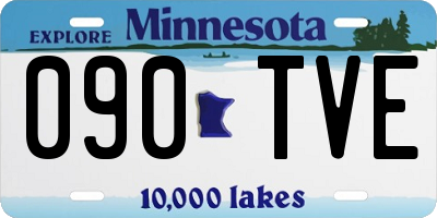 MN license plate 090TVE