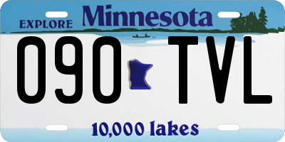 MN license plate 090TVL