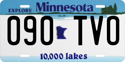 MN license plate 090TVO