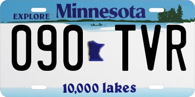 MN license plate 090TVR
