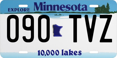 MN license plate 090TVZ