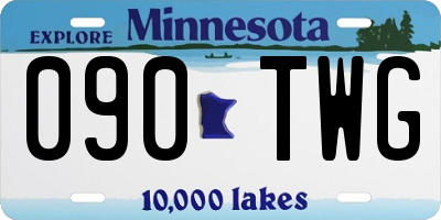 MN license plate 090TWG