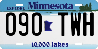 MN license plate 090TWH