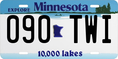 MN license plate 090TWI