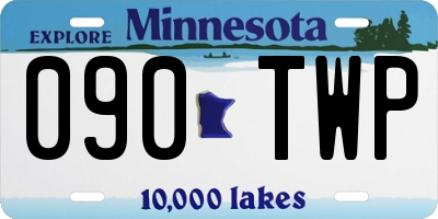 MN license plate 090TWP