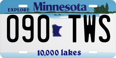 MN license plate 090TWS