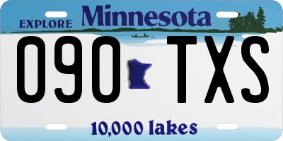 MN license plate 090TXS