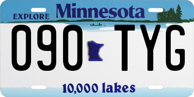 MN license plate 090TYG