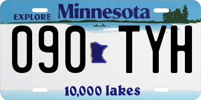 MN license plate 090TYH