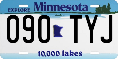 MN license plate 090TYJ
