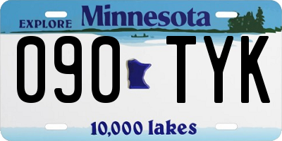 MN license plate 090TYK