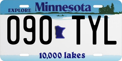 MN license plate 090TYL