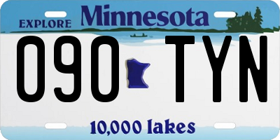 MN license plate 090TYN
