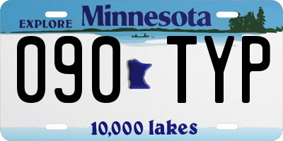 MN license plate 090TYP