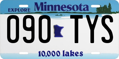MN license plate 090TYS