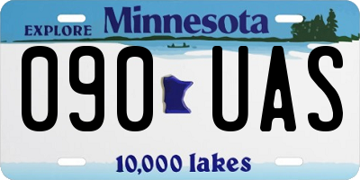 MN license plate 090UAS
