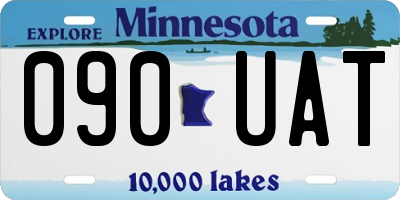 MN license plate 090UAT