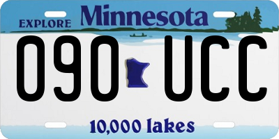 MN license plate 090UCC