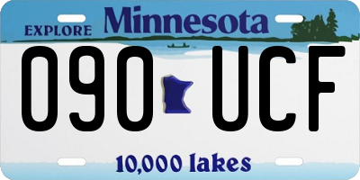 MN license plate 090UCF