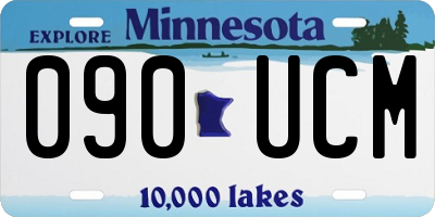 MN license plate 090UCM