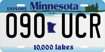 MN license plate 090UCR