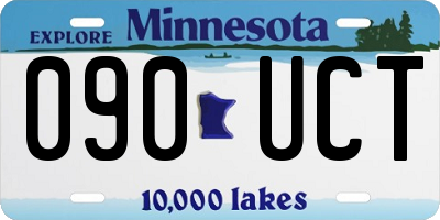 MN license plate 090UCT