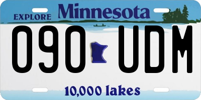 MN license plate 090UDM